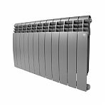 Радиатор Royal Thermo BiLiner 500, Silver Satin - 12 секций, биметалл, настенная установка