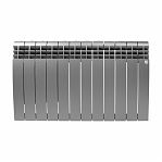 Радиатор Royal Thermo BiLiner 500, Silver Satin - 12 секций, биметалл, настенная установка