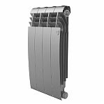 Радиатор Royal Thermo BiLiner 500, Silver Satin - 4 секций, биметалл, настенная установка