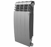 Радиатор Royal Thermo BiLiner 500, Silver Satin - 4 секций, биметалл, настенная установка