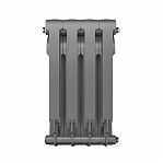 Радиатор Royal Thermo BiLiner 500, Silver Satin - 4 секций, биметалл, настенная установка