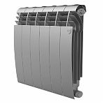Радиатор Royal Thermo BiLiner 500, Silver Satin - 6 секций, биметалл, настенная установка