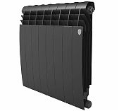 Радиатор Royal Thermo BiLiner 500, Noir Sable - 8 секций, биметалл, настенная установка