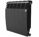 Радиатор Royal Thermo BiLiner 500, Noir Sable - 6 секций, биметалл, настенная установка
