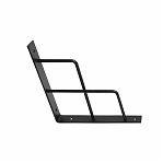 Кронштейн Домарт Window для полок, сталь, чёрный, 200х200 мм