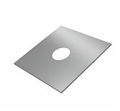 Экран защитный для печей и каминов Ferrum 500x500 мм, сталь 0.5 мм, d 200 мм