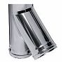 Тройник для дымоходов Ferrum d 160x250 мм, угол 135 гр.,  сталь 0.5 мм, сэндвич-конструкция