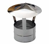 Зонт-Д для дымохода Ferrum d 150 мм, нержавеющая сталь 0.5 мм