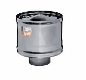 Зонт-Д для дымохода Ferrum GS/FH d 130 мм, с ветрозащитой, сталь 0.5 мм