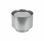 Дефлектор для дымохода  d 135х220 мм, нержавеющая сталь 0.5 мм