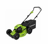 Аккумуляторная газонокосилка Greenworks GD40LM46HP 40В 1акк 4.0 Ah+з.у. 2514407UB