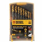 Набор сверл по металлу DENZEL 72321  19 предметов