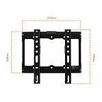 Кронштейн для телевизора Buro FX1S 15"-48", черный, до 25 кг