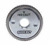 Гайка быстрозажимная Procraft QNM14 для УШМ, закрепления и снятия оснастки