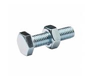 Болт М16х140 мм DIN 933 кл.пр 5.8 + гайка М16 DIN 934
