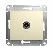 Розетка ТВ Schneider Electric GLOSSA GSL000291 встраиваемая, бежевая