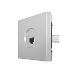 Розетка компьютерная Lezard Zima 704-7488-139 встраиваемая, пластик, серый матовый