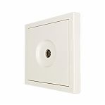 Розетка ТВ оконечная Lezard Zima 704-9088-130 встраиваемая, слоновая кость