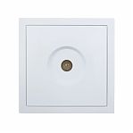 Розетка  ТВ оконечная Lezard Zima  704-0288-130 встраиваемая, белый