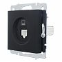 Розетка компьютерная Lezard Vesna 742-4288-139 встраиваемый монтаж, чёрный бархат
