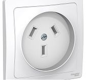 Розетка 1-местная силовая  Schneider Electric BLANCA BLNSR003231 2P+N встраиваемая, белая