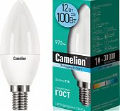 Лампа светодиодная свеча Camelion LED12-C35/845/E14 12Вт 4500К