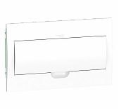 Бокс пластиковый Schneider Electric EASY 9, IP40, 18 модулей, встраиваемый с белой дверью EZ9E118P2FRU