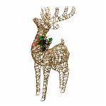 Фигурка декоративная Олень с санями, 100 LED, 220В, 60 см, золото Y4-4118