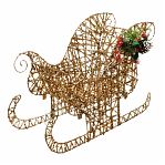 Фигурка декоративная Олень с санями, 100 LED, 220В, 60 см, золото Y4-4118