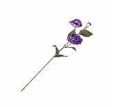 Цветок искусственный декоративный Эустома, фиолетовый, 63см Y4-7950