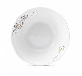 Тарелка суповая, фарфор, 20 см, круглая, Buque, Apollo, BUQ-20SP