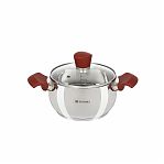 Кастрюля Daniks Орлея GS-01159P-16CA с крышкой, 1.9 л