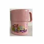 Кружка Полимербыт Polly детская с аппликацией, пластик, 300 мл, 434772400