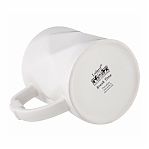 Кружка Lefard Break Time 260-984 для подачи горячих и холодных напитков, белая, 390 мл