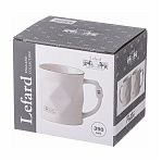 Кружка Lefard Break Time 260-984 для подачи горячих и холодных напитков, белая, 390 мл