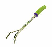 Рыхлитель Palisad 62038 Flower Green 3 зубца, сталь, зеленый, 60х415 мм