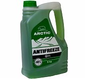 Антифриз Arctic G11 всесезонный, для систем охлаждения, зеленый, 5 л