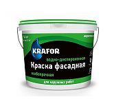 Краска Krafor ВД фасадная особопрочная 14 кг