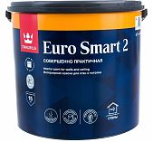 Краска EURO 2 для стен и потолков белая 2,7 л