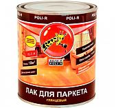 Лак Poli-R для паркета для внутренних работ, глянцевый, бесцветный 2.5 л