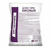 Торф кислый Гера для растений в открытом и закрытом грунте, 10 л