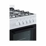 Плита комбинированная MIU  5010 ERP, цвет белый, объем электродуховки 52 л, откидная дверца