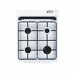 Плита комбинированная MIU  5010 ERP, цвет белый, объем электродуховки 52 л, откидная дверца