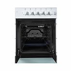 Плита комбинированная MIU  5010 ERP, цвет белый, объем электродуховки 52 л, откидная дверца