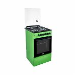 Плита комбинированная MIU 5013 ERP ГК LUX, цвет зеленый, объем электродуховки 52 л, откидная дверца