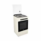 Плита комбинированная MIU 5013 ERP ГК LUX, цвет бежевый, объем электродуховки 52 л, откидная дверца