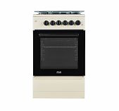 Плита комбинированная MIU 5013 ERP ГК LUX, цвет бежевый, объем электродуховки 52 л, откидная дверца