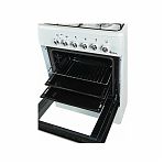 Плита комбинированная Ideal L1155, цвет белый, объем электродуховки 65 л, откидная дверца