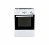 Плита комбинированная Ideal L115, цвет белый ГК, объем электродуховки 65 л, откидная дверца