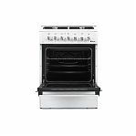 Плита комбинированная Ideal L200, цвет белый, объем электродуховки 65 л, откидная дверца